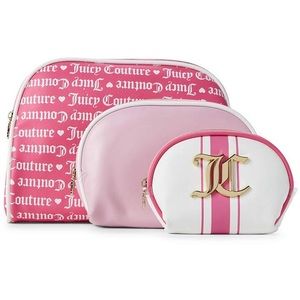 Juicy Couture Cosmetic/Makeup Bag Set of 3